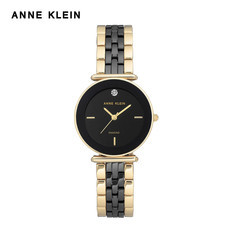 Anne Klein นาฬิกาข้อมือผู้หญิง AK-AK-3158BKGB สี Black, Gold