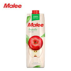 MALEE น้ำแอปเปิ้ล 100% ขนาด1000 มล. [1 ลัง บรรจุ 12 กล่อง]