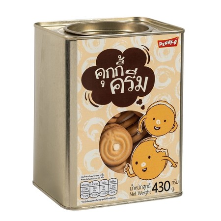 ขนมปี๊บ คุกกี้ไส้ครีม ตราเพนนีโอ ตราเพนนีโอ SKU 611584