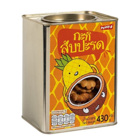 ขนมปี๊บ กะทิสับปะรด ตราเพนนีโอ SKU 611507