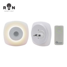 RIN ไฟ Nightlight Warm White PLUG IN 12 LED 1 ชิ้น + รีโมท