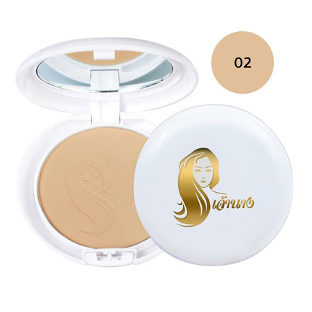 Chaonang แป้งเจ้านาง Perfect Bright UV 2 Way Powder Foundation SPF20/PA+++ #02 ผิวสองสี