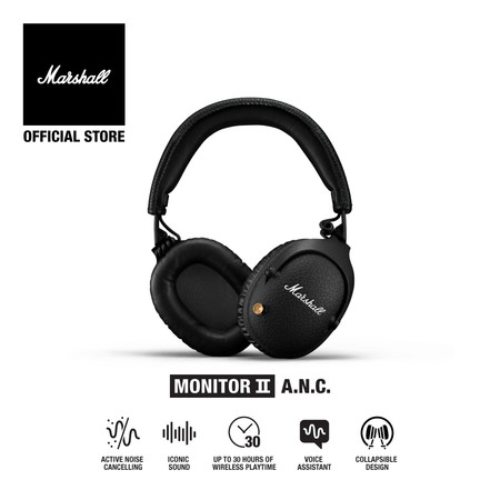 MARSHALL หูฟัง MONITOR II ACTIVE NOISE CANCELLING - BLACK