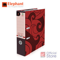 Elephant ตราช้าง แฟ้มสันกว้าง 120F แดง