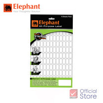 Elephant ตราช้าง แล็บสติ๊กเกอร์ เบอร์ A5 13X38