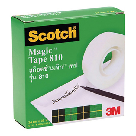 เทปขุ่น SCOTCH 810 เมจิกเทป 1