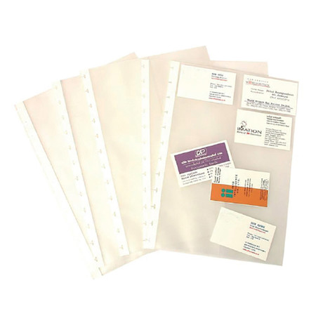 ซองใส่สมุดเก็บนามบัตร Bindermax รุ่น W-4098R สีใส (แพ็ค 10 ซอง)
