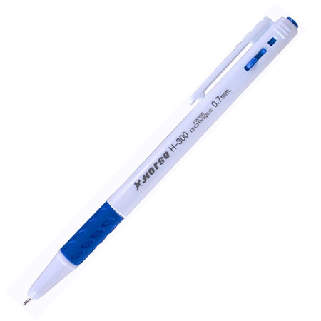 ปากกาลูกลื่น ตราม้า H-300 0.7 มม. สีน้ำเงิน
