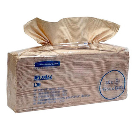 กระดาษเช็ดทำความสะอาด WYPALL L30 POP UP(แพ็ค100แผ่น)