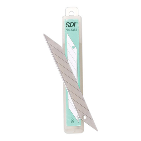 ใบมีดคัตเตอร์ SDI-1361 9 มม. 30 องศา (หลอด 10 ใบ)