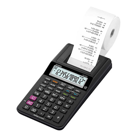 เครื่องคิดเลข คาสิโอ HR-8RC 12 หลัก ดำ