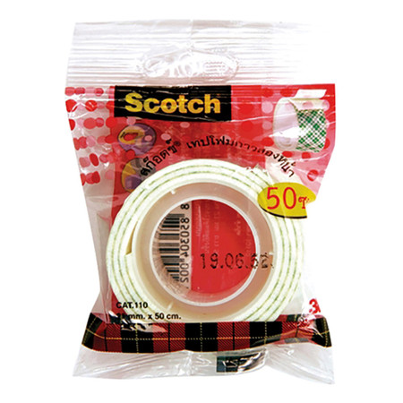 เทปโฟม SCOTCH 110 21 มม.x 50 ซม.