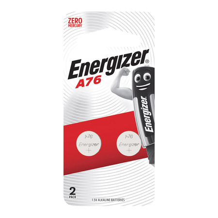 ถ่านกระดุม ENERGIZER A76/LR44(แพ็ค 2 ก้อน)