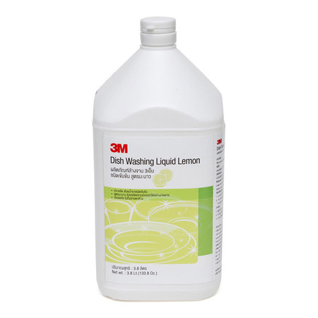 น้ำยาล้างจานชนิดเข้มข้น 3M กลิ่นมะนาว 3.8L.
