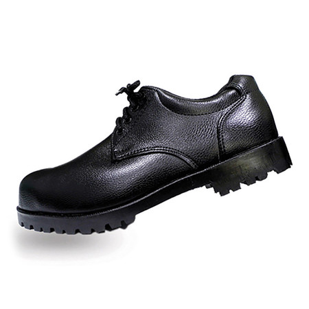 รองเท้าเซฟตี้หุ้มส้น หนัง PVC แบบผูกเชือก A-TAP รุ่น V-01 Size 39 สีดำ