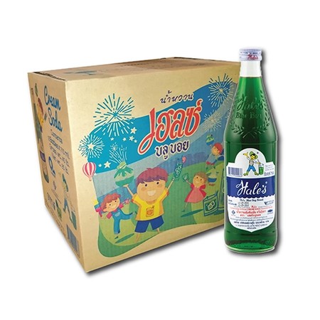 น้ำหวานเฮลซ์บลูบอย 710cc กลิ่นครีมโซดา ( 1x12 )