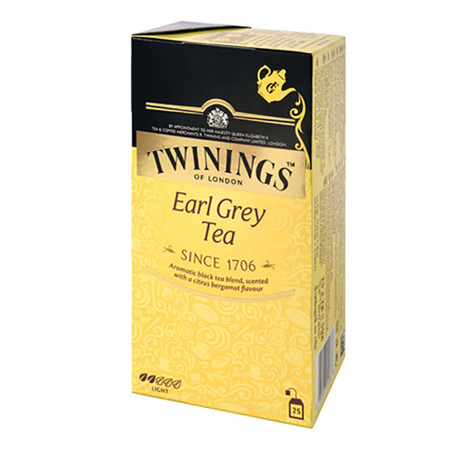 ชาอังกฤษ 2 กรัม (กล่อง25ซอง) ทไวนิงส์ Earl Grey Tea