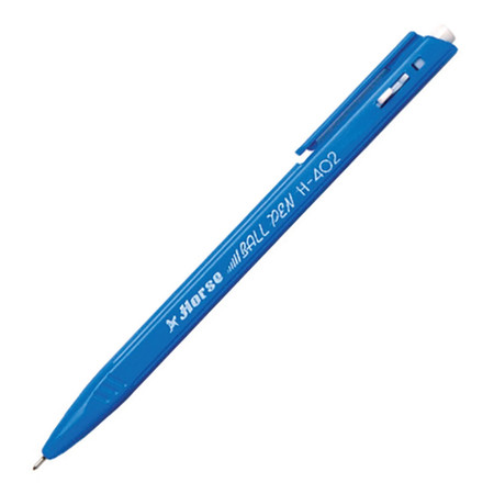 ปปากกาลูกลื่น ตราม้า H-402 0.7มม. สีน้ำเงิน (กล่อง 50 ด้าม)