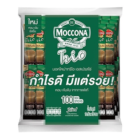 กาแฟ 3in1 มอคโคน่า Trio เอสเปรสโซ(1x100)