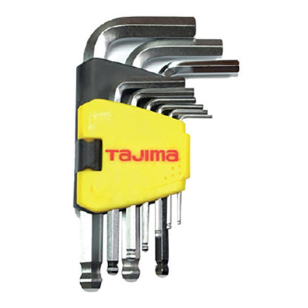 ชุดกุญแจหกเหลี่ยมหัวบอล (มาตรฐาน) Tajima รุ่น NS-B9