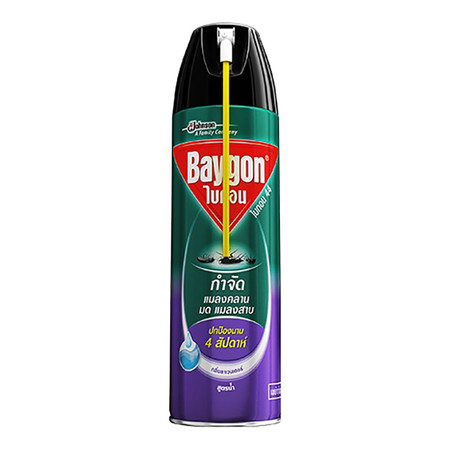 สเปรย์สูตรน้ำกำจัดแมลงคลาน BAYGON กลิ่นลาเวนเดอร์ 600 มล.