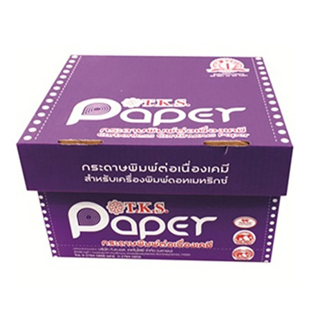 กระดาษต่อเนื่องเคมี T.K.S. 9x5.5