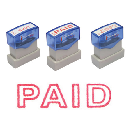 ตรายางหมึกในตัว I-STAMPER P01 PAID