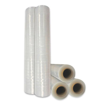 ฟิล์มยืดพันพาเลท (Hand Roll) LLDPE รุ่นมาตรฐาน 17 MIC 500มม.x 300ม.