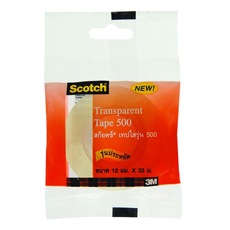เทปใส SCOTCH #500 1/2