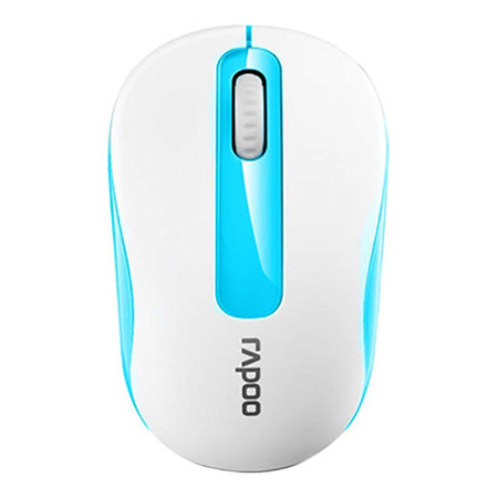 เม้าส์ออฟติคัลไร้สาย RAPOO MSM10 Plus สีฟ้า
