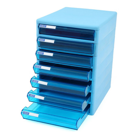 ตู้เอกสาร ออร์ก้า TCB-7 7 ชั้น โครงฟ้า ลิ้นชักฟ้าใส