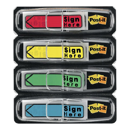 Post-it 3M Flags 684-SH Sign Here(แดง,ฟ้า,เหลือง,เขียว)
