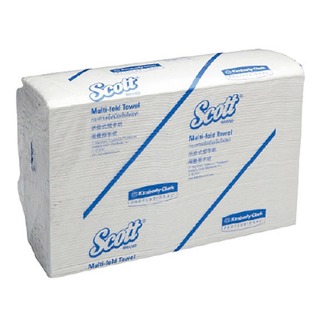 กระดาษเช็ดมือ Scott M-Fold (28620) ขนาด 19.5 x 24 ซม. (250 แผ่น/ห่อ)