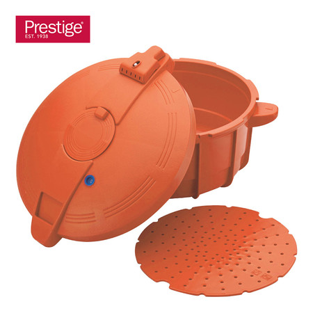 Prestige หม้ออัดแรงดันไมโครเวฟ ขนาด 2.2 ลิตร (47299-N) - สีส้ม