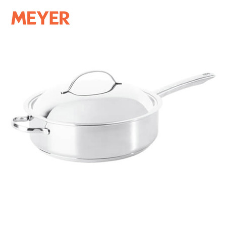 MEYER กระทะด้ามพร้อมฝาสเตนเลส ขนาด 26 ซม. รุ่น Bella Classico (73289-TT)
