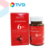 TV Direct Nuvite Astaxanthin 6 mg. ผลิตภัณฑ์เสริมอาหาร (กระปุกละ 60 แคปซูล)