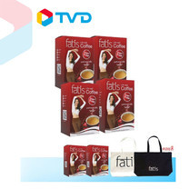 TV Direct FATIS COFFEE 15 ซอง 4 แถม 2 แถมกระเป๋าผ้า FATIS GREEN GO BAG L (สีขาว) 1 ใบราคา 1,290