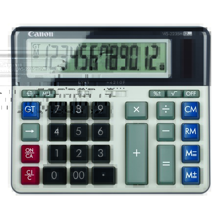 เครื่องคิดเลข Canon รุ่น WS-2235H