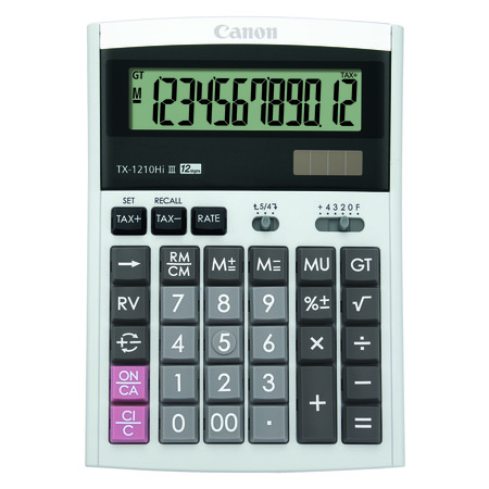 เครื่องคิดเลข Canon รุ่น TX-1210Hi ll