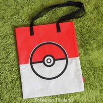 กระเป๋าผ้าแคนวาส  Pokemon (สีแดง)