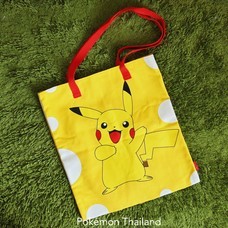 กระเป๋าผ้าแคนวาส  Pokemon (สีเหลือง)