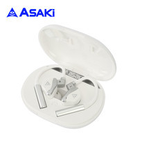 Asaki หูฟังบลูทูธอินเอียร์สมอลทอล์ค (true wireless) พร้อมกล่องชาร์จ เชื่อมต่อผ่านบลูทูธ รองรับระบบ IOS&ANDROID มีไมค์ในตัว รับ-วางสายได้ รุ่น A-K6658