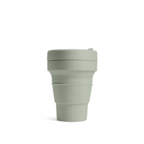 STOJO แก้ว Pocket Cup 12 oz - Sage