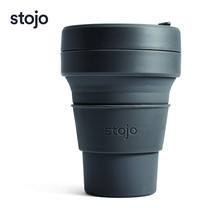 STOJO แก้ว Pocket Cup 12 oz - Carbon