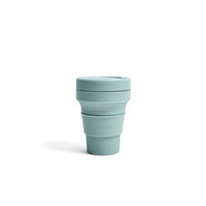 STOJO แก้ว Pocket Cup 12 oz - Aquamarine