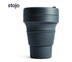 STOJO แก้ว Pocket Cup 12 oz - Carbon