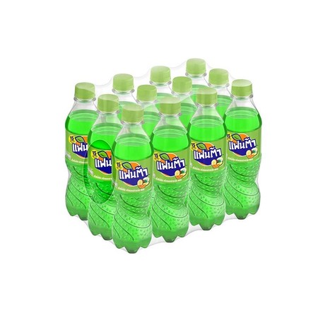 แฟนต้า เครื่องดื่มน้ำอัดลม กลิ่นฟรุ๊ตพันซ์ 450 มล. x 12 ขวด (ยกแพ็ค)