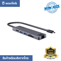 Wavlink UHP3409 USB – C 4K Mini Docking Station with Power Delivery and Gigabit Ethernet Port