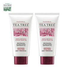 Tea Tree ที ทรี โฟมล้างหน้า ไวท์เทนนิ่ง เฟเชียล โฟม ขนาด 4.8 ออนซ์ 2 หลอด