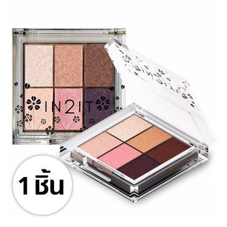 IN2IT NUDE 6 COLOUR PALETTE (ESN01) 1 ชิ้น